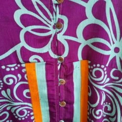 Jasmine Maxi Dress - Purple & Jade Vintage Sari - Size M/L -KIKIS Clothing Shop 162688166 123847739636715 8597565138731413277 n