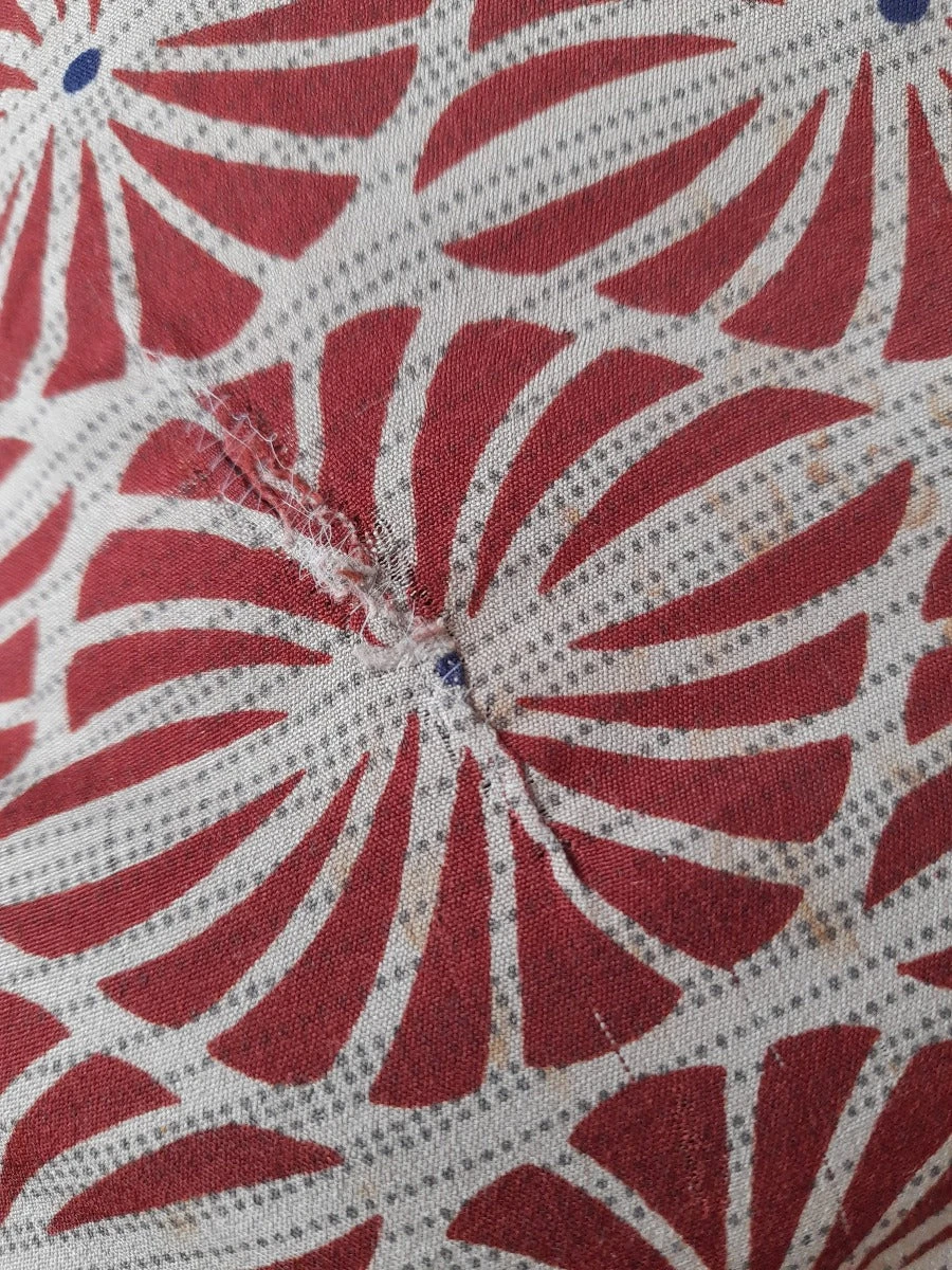 SALE Sydney Mini Halter Dress - Rust Red & Taupe - Vintage Sari - M/L 5 SALE Sydney Mini Halter Dress - Rust Red & Taupe - Vintage Sari - M/L - Image 5