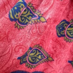 Mona Maxi Dress - Vintage Indian Sari - Watermelon Pink & Blue - Free Size -KIKIS Clothing Shop 169538270 716558999013535 8791364290809582415 n