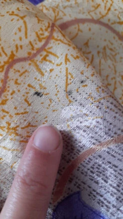 Sydney Mini Halter Dress - Violet & Sunshine Floral - Vintage Sari - M/L -KIKIS Clothing Shop 20220728 114829