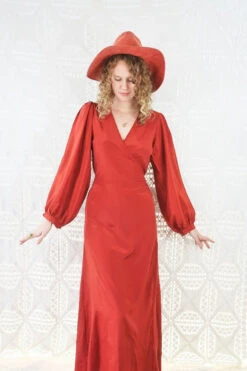 Khroma Lola Wrap Dress - Chili Red -KIKIS Clothing Shop 8c97183a 9c7c 4819 a156 d41d438939e6