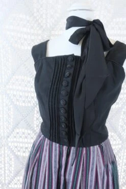 SALE Vintage Dress - Scandinavian Mauve Pinstripe Strappy Midi - Size XS 10 SALE Vintage Dress - Scandinavian Mauve Pinstripe Strappy Midi - Size XS -KIKIS Clothing Shop IMG 0534 eb488eea e567 464c 9d44 b5eeea7d80c5