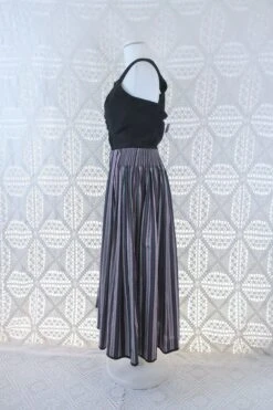SALE Vintage Dress - Scandinavian Mauve Pinstripe Strappy Midi - Size XS 9 SALE Vintage Dress - Scandinavian Mauve Pinstripe Strappy Midi - Size XS -KIKIS Clothing Shop IMG 0538 eae2812e 9337 4786 b61e bb50f9c260c8