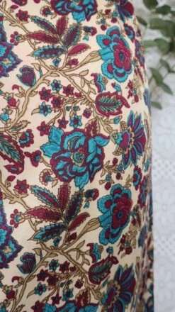 Cherry Halter-Neck Maxi Dress - Cream, Teal & Sangria Floral Sari (S/M - M/L) 12 Cherry Halter-Neck Maxi Dress - Cream, Teal & Sangria Floral Sari (S/M - M/L) -KIKIS Clothing Shop IMG 0672 5cd0c321 7c21 47b2 b78d 224d8af55ded