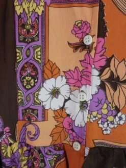 SALE 70's Floral Panel Maxi Dress - Size S/M -KIKIS Clothing Shop IMG 3469 f53ffe75 c033 4b39 a557 96014a73c628