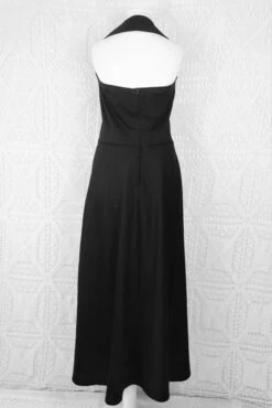 70's Vintage Dress - Midnight Black With Floral Embroidery - Size S 11 70's Vintage Dress - Midnight Black With Floral Embroidery - Size S -KIKIS Clothing Shop IMG 3722 3a5bc8f0 54b7 404c a713 b04abf53ce93