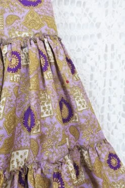 Cherry Mini Halter Dress - Lilac & Gold Paisley Vintage Sari (Free Size) 9 Cherry Mini Halter Dress - Lilac & Gold Paisley Vintage Sari (Free Size) -KIKIS Clothing Shop IMG 3875 a89a7357 83c1 407c bc06 c2879c41ab2d