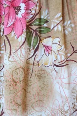 Cherry Mini Halter Dress - Oat & Pink Floral Vintage Sari (Free Size) 9 Cherry Mini Halter Dress - Oat & Pink Floral Vintage Sari (Free Size) -KIKIS Clothing Shop IMG 3886 45837296 5d43 4a04 b090 29caccd5fd88