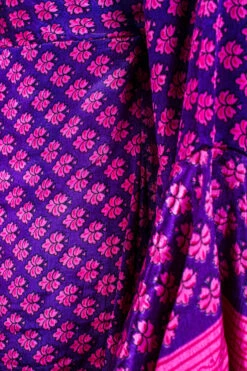 SALE Sylvia Wrap Dress - Vintage Indian Sari - Purple & Pink Floral (S/M - L) 7 SALE Sylvia Wrap Dress - Vintage Indian Sari - Purple & Pink Floral (S/M - L) -KIKIS Clothing Shop IMG 5364 1383d5f3 d4dd 48b7 9130 edf1531336f6