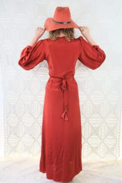 Khroma Lola Wrap Dress - Chili Red -KIKIS Clothing Shop IMG 5521b 88da20e2 493d 4061 b246 2e5e75f28f11