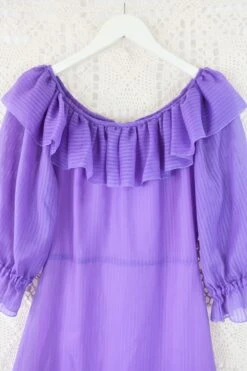 Vintage 70s Maxi Dress - Sheer Lilac - Size XS 19 Vintage 70s Maxi Dress - Sheer Lilac - Size XS -KIKIS Clothing Shop IMG 5655 2c4ad470 7b59 4fd9 b4b5 0f822ca68e8e