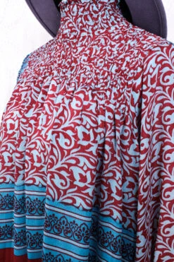 Mona Maxi Dress - Vintage Indian Sari - Berry & Carolina Paisley Nouveau - Free Size 6 Mona Maxi Dress - Vintage Indian Sari - Berry & Carolina Paisley Nouveau - Free Size -KIKIS Clothing Shop IMG 6583 33f02fde 4e62 44f7 9558 a71559c64526