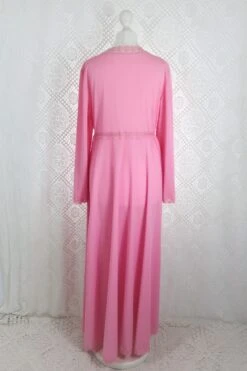 Vintage Ballet Pink Sheer Lacy Nighty Dress - Size M/L -KIKIS Clothing Shop IMG 8194