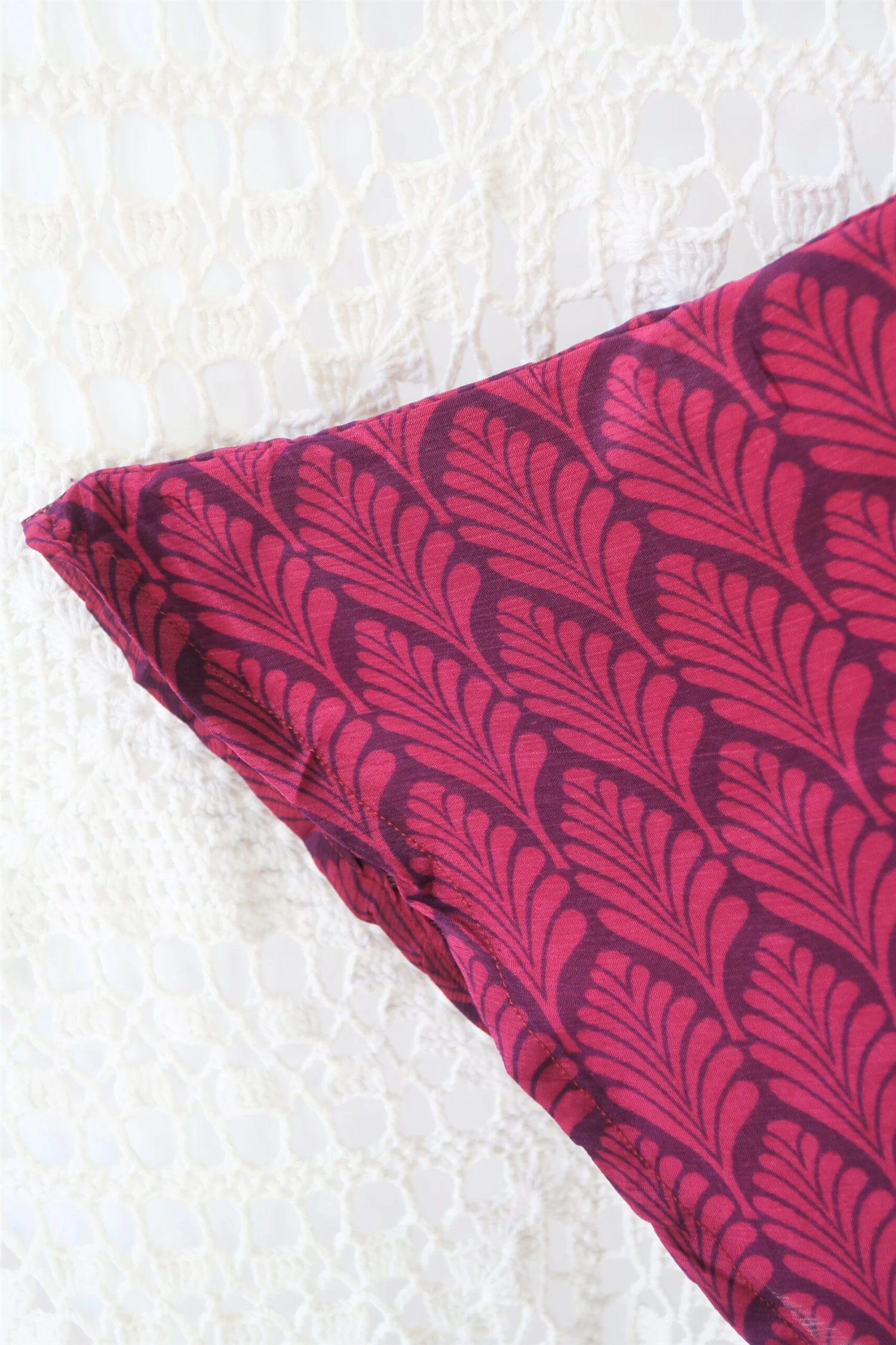 Sydney Mini Halter Dress - Plum & Pine Vintage Indian Sari - XS - S 3 Sydney Mini Halter Dress - Plum & Pine Vintage Indian Sari - XS - S - Image 3