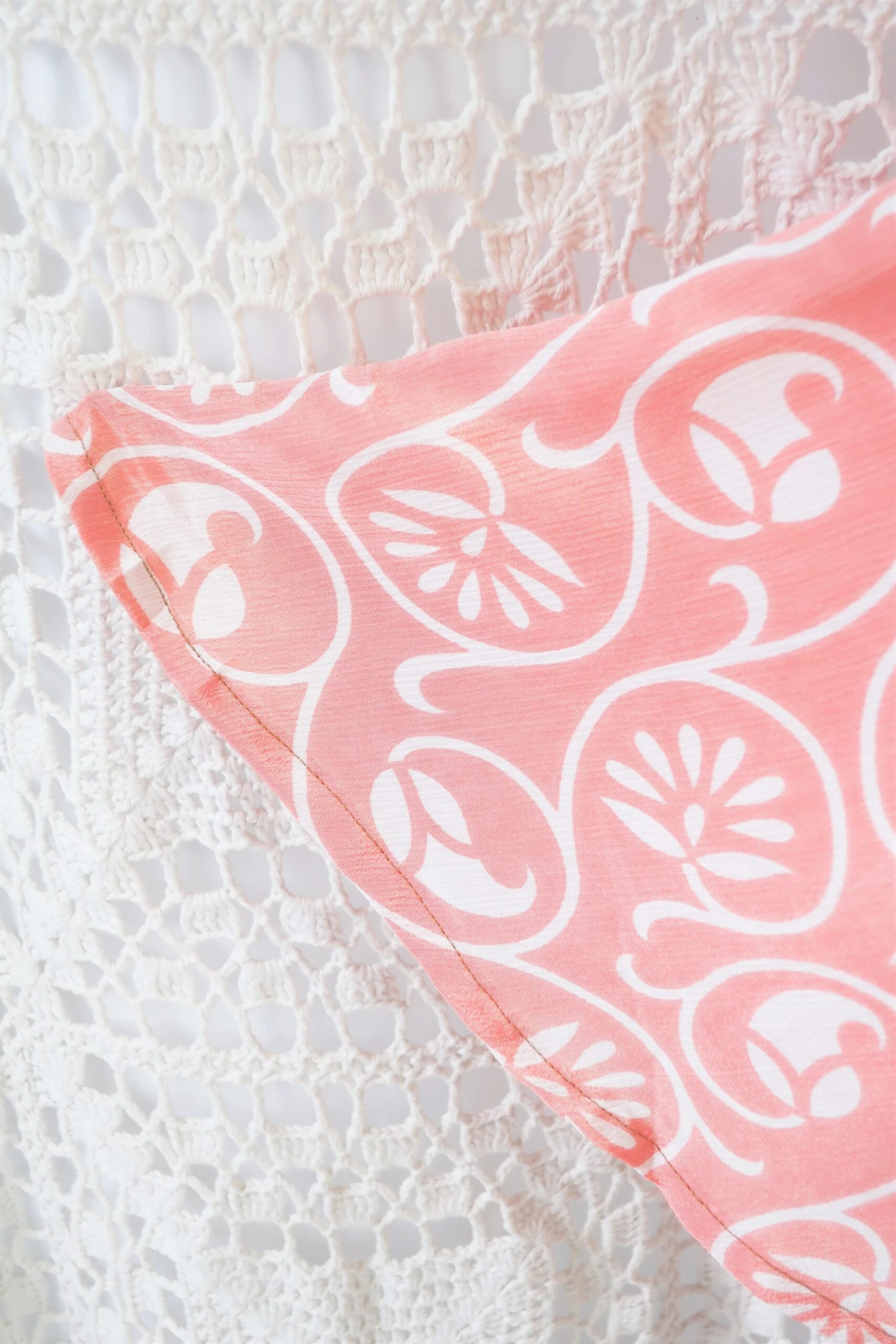 Sydney Mini Halter Dress - Peachy Keen Vintage Indian Sari - XS - M 3 Sydney Mini Halter Dress - Peachy Keen Vintage Indian Sari - XS - M - Image 3