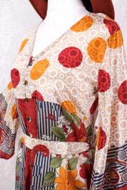 Jasmine Maxi Dress - Cherry, Prussian, & Mustard Floral Vintage Sari - Size S/M 9 Jasmine Maxi Dress - Cherry, Prussian, & Mustard Floral Vintage Sari - Size S/M -KIKIS Clothing Shop IMG 8659 74cd74b6 c90a 4892 843e 56f82a80a1ae