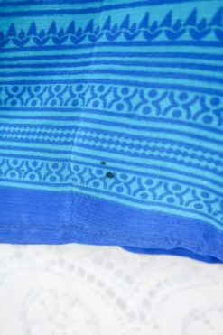 Rosemary Maxi Dress -Vintage Indian Sari - Ocean Blue Abstract Print - Size XXS 9 Rosemary Maxi Dress -Vintage Indian Sari - Ocean Blue Abstract Print - Size XXS -KIKIS Clothing Shop IMG 8774