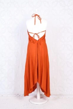 Khroma Medusa Midi Halter Dress - Fiery Orange - Free Size -KIKIS Clothing Shop IMG 9485 d99ae5e2 5441 464d 807a 0b8d64f07f7c
