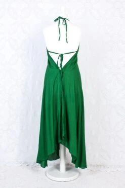 Khroma Medusa Midi Halter Dress - Forest Green - Free Size -KIKIS Clothing Shop IMG 9496 54bfac7f c64e 4df9 bc0f 9bab97503f67
