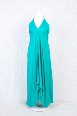 Khroma Medusa Midi Halter Dress - Teal Blue/Green - Free Size -KIKIS Clothing Shop IMG 9503 19902a8d 1d5d 4def 8be2 eab4cf79ba0a