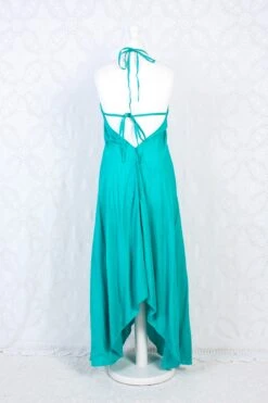Khroma Medusa Midi Halter Dress - Teal Blue/Green - Free Size -KIKIS Clothing Shop IMG 9504 f942e8e6 cd72 4448 904c 89b6573a3674