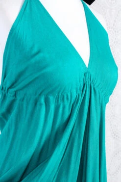 Khroma Medusa Mini Halter Dress - Teal Blue/Green - Free Size 14 Khroma Medusa Mini Halter Dress - Teal Blue/Green - Free Size -KIKIS Clothing Shop IMG 9596