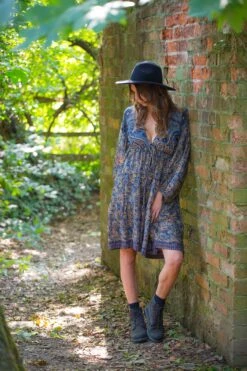 Gypsophila Mini Dress - Vintage Indian Sari - Gold & Sea Blue Graphic - S/M 16 Gypsophila Mini Dress - Vintage Indian Sari - Gold & Sea Blue Graphic - S/M -KIKIS Clothing Shop SeptAAAJudeMoney 167 25280fb5 7d49 45c0 99ae 1fd57625a365