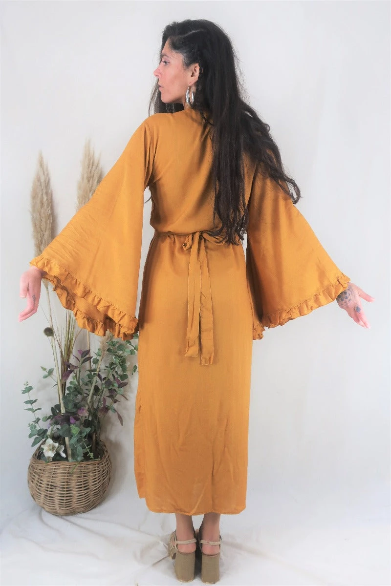 Khroma Venus Maxi Dress - Mustard Yellow 6 Khroma Venus Maxi Dress - Mustard Yellow - Image 6