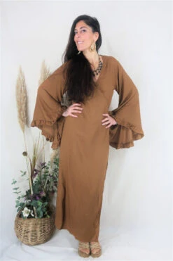 Khroma Venus Maxi Dress - Cinnamon Brown