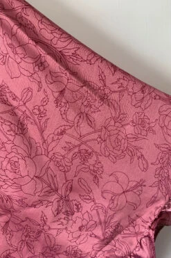 Venus Vintage Sari Midi Dress - Dark Mauve Wildflower - Size M/L -KIKIS Clothing Shop image 0f5b2df9 a252 4878 b77e 80ef0422da9e