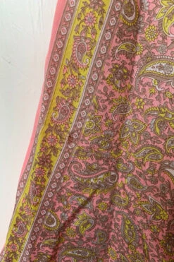 Eden Halter Maxi Dress - Vintage Sari - Pastel Pink & Chartreuse Paisley - Free Size S/M 11 Eden Halter Maxi Dress - Vintage Sari - Pastel Pink & Chartreuse Paisley - Free Size S/M -KIKIS Clothing Shop image 12c7b56b a92a 467d b9be 5e2000ec1bad