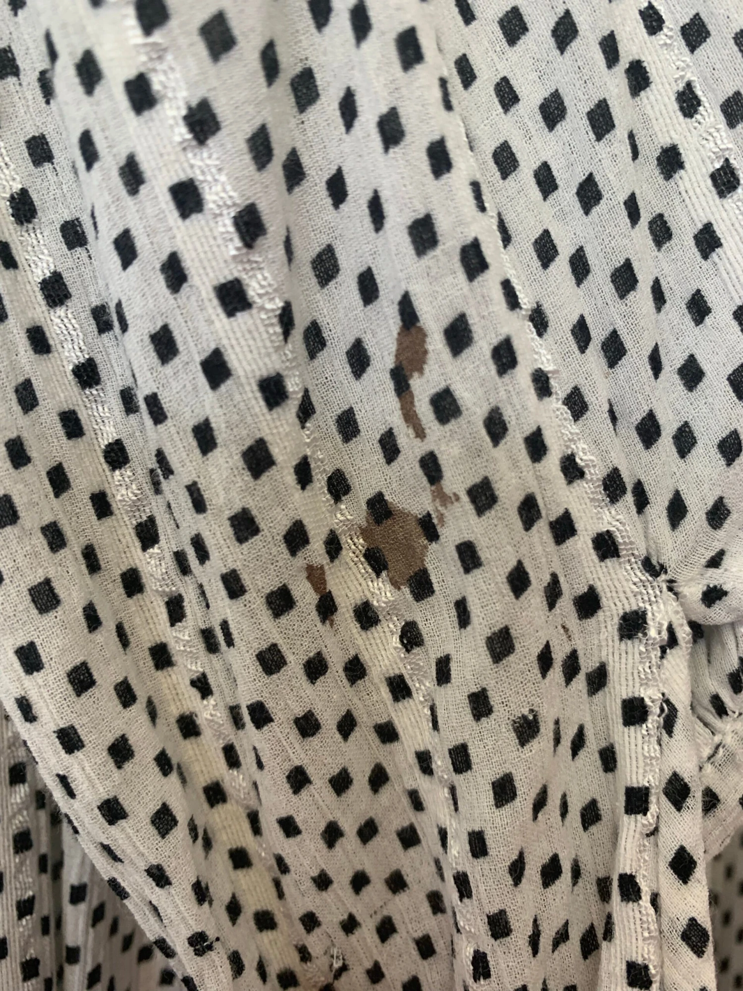 SALE Vintage Dress - Black & White Miniature Check - Size M/L 5 SALE Vintage Dress - Black & White Miniature Check - Size M/L - Image 5