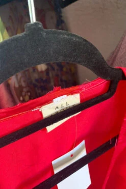 Venus Vintage Sari Midi Dress - Spicy Pink Brocade Print - Size S/M -KIKIS Clothing Shop image 25f8035d 19e4 4c06 befb 515ed1f0d4e7