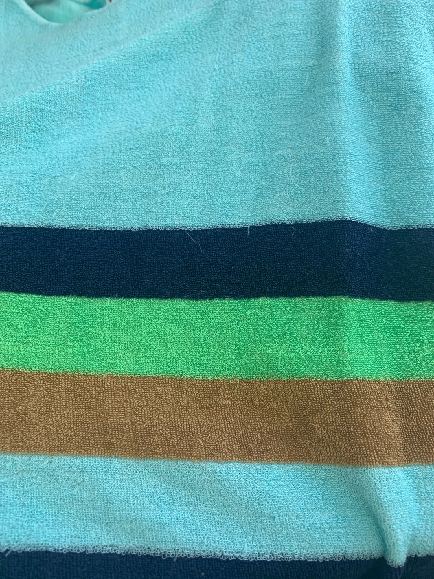 70's Vintage Dress - Vibrant Aqua Striped Sundress - Size S 6 70's Vintage Dress - Vibrant Aqua Striped Sundress - Size S - Image 6