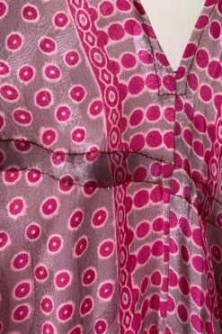 Blossom Halter Maxi Dress - Vintage Sari - Retro Raspberry Pink & Lilac Floral - Free Size S/M 7 Blossom Halter Maxi Dress - Vintage Sari - Retro Raspberry Pink & Lilac Floral - Free Size S/M -KIKIS Clothing Shop image 317b6f49 f8cf 4e2d 9e19 38bfcbcd070f