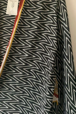 Karina Kimono Mini Dress - Vintage Sari - Midnight Chevron & Red Paisley - Free Size S/M -KIKIS Clothing Shop image 33cea194 c7f6 4d09 95da 8502261323e5