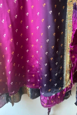 Venus Vintage Sari Midi Dress - Pansy Purple & Gold Ornate Paisley - Size M/L -KIKIS Clothing Shop image 377af326 2c22 4cc8 b3b6 5aa13a3f1cdd