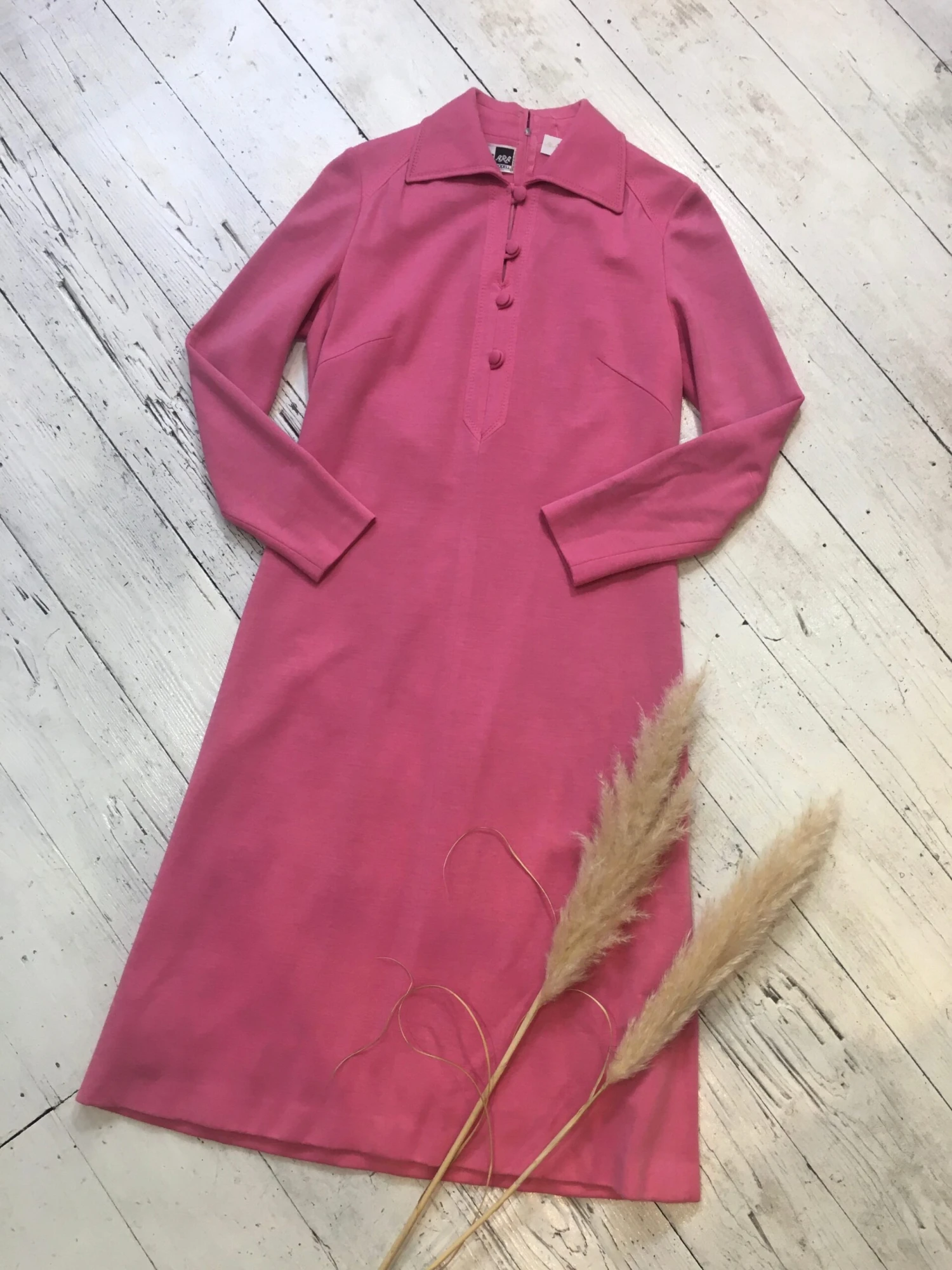 Vintage Pink A Line Dress - M 1 Vintage Pink A Line Dress - M