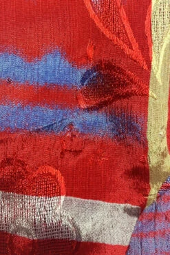 Venus Maxi Wrap Dress - Glistening Red Brushstrokes - Vintage Sari - XS - S/M 9 Venus Maxi Wrap Dress - Glistening Red Brushstrokes - Vintage Sari - XS - S/M -KIKIS Clothing Shop image 4bdc684a 4a5c 4e23 b30f 2532b708fb1d