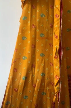 SALE Venus Maxi Dress - Vintage Sari - Mango Yellow Polka Dot Motif - Size L/XL 17 SALE Venus Maxi Dress - Vintage Sari - Mango Yellow Polka Dot Motif - Size L/XL -KIKIS Clothing Shop image 4f4cf655 77ed 4a27 955f 561e470458b6