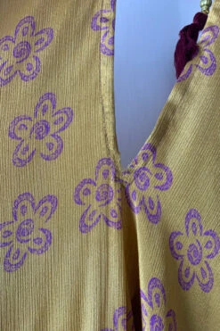 Athena Maxi Dress - Vintage Sari - Honey Yellow Daisy Meadow Floral - S - L/XL 8 Athena Maxi Dress - Vintage Sari - Honey Yellow Daisy Meadow Floral - S - L/XL -KIKIS Clothing Shop image 53953774 49d3 4244 acca f32f5bc9a727