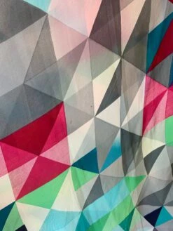 Blossom Halter-Neck Maxi Dress - Vibrant Geometric Graphic Print - Free Size S/M -KIKIS Clothing Shop image 5453f1fc 4601 478a 9225 8ed3408b0729