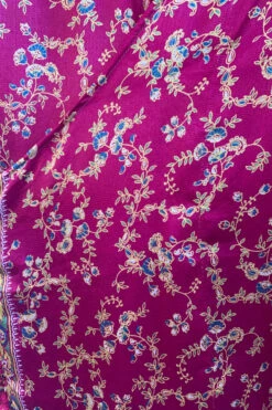 Venus Vintage Sari Midi Dress - Dark Raspberry Wildflower - Size S/M -KIKIS Clothing Shop image 58cb0880 afd1 41f8 bc33 4d2e9e792b29