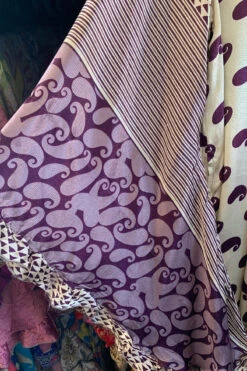 Venus Vintage Sari Midi Dress - Ivory & Royal Purple Paisley - Size S/M 12 Venus Vintage Sari Midi Dress - Ivory & Royal Purple Paisley - Size S/M -KIKIS Clothing Shop image 6101bf71 1d79 4b13 a0f6 138dd17ab928