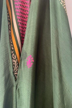 Athena Maxi Dress - Vintage Sari - Dark Pine Tree Print - XS - M/L 8 Athena Maxi Dress - Vintage Sari - Dark Pine Tree Print - XS - M/L -KIKIS Clothing Shop image 70b6cb06 a3be 4c22 9472 ea73d16072ae