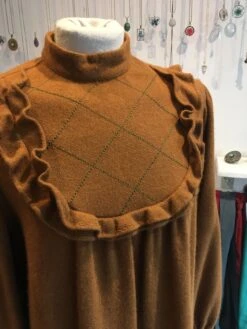 Vintage Dark Mustard Knit Prairie Dress - M / L 11 Vintage Dark Mustard Knit Prairie Dress - M / L -KIKIS Clothing Shop image 77392457 d3a9 43f4 a33a b967237a5f1a