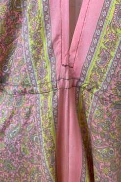 Eden Halter Maxi Dress - Vintage Sari - Pastel Pink & Chartreuse Paisley - Free Size S/M 10 Eden Halter Maxi Dress - Vintage Sari - Pastel Pink & Chartreuse Paisley - Free Size S/M -KIKIS Clothing Shop image 7b470e50 0ad3 4d43 967f 6202d84991ea