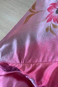 SALE - Sydney Mini Halter Dress - Pink Blush Ombre Floral - Vintage Sari - S-M -KIKIS Clothing Shop image 7fd1770b 79dd 42a1 8f37 021ff5c46da5