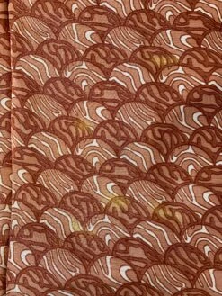 Blossom Maxi Halter Dress - Vintage Indian Sari - Soft Clay & Purple Graphic Print - Free Size -KIKIS Clothing Shop image 8d0a7b4d a202 4727 8bb3 775b056594f3