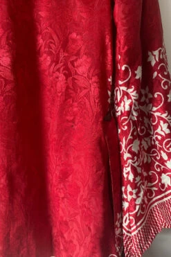 Karina Kimono Mini Dress - Vintage Sari - Ruby & Pearl Baroque Floral - Free Size S 10 Karina Kimono Mini Dress - Vintage Sari - Ruby & Pearl Baroque Floral - Free Size S -KIKIS Clothing Shop image a54a7500 e400 4d87 8da8 1520e56c0291